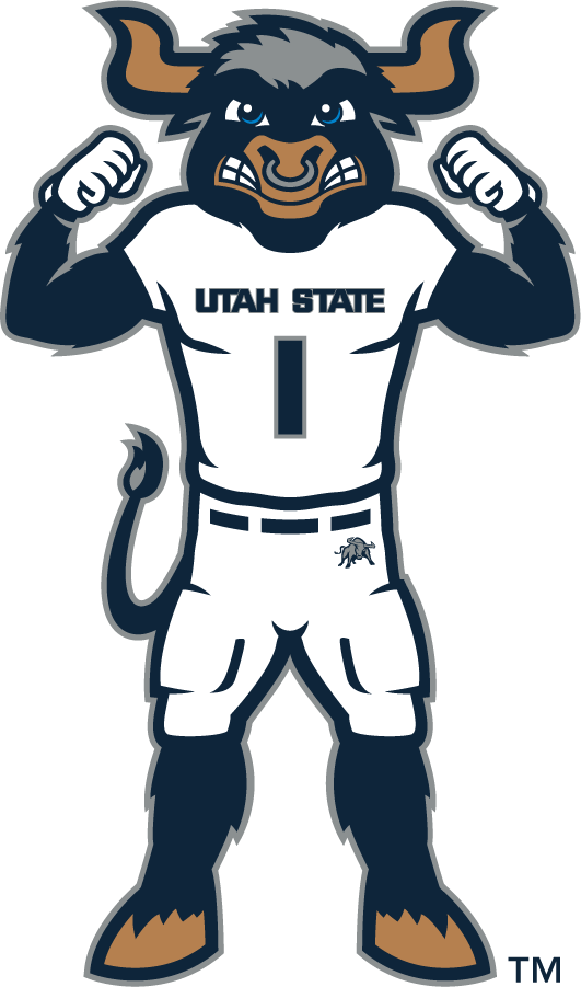 Utah State Aggies 2019-Pres Mascot Logo v4 diy iron on heat transfer